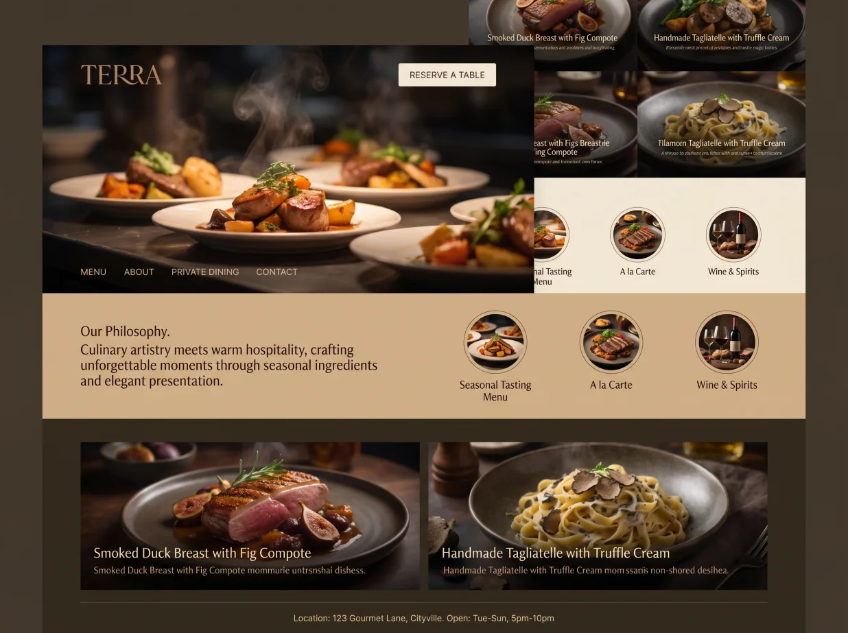 Services website built by Square Space Webs Builder