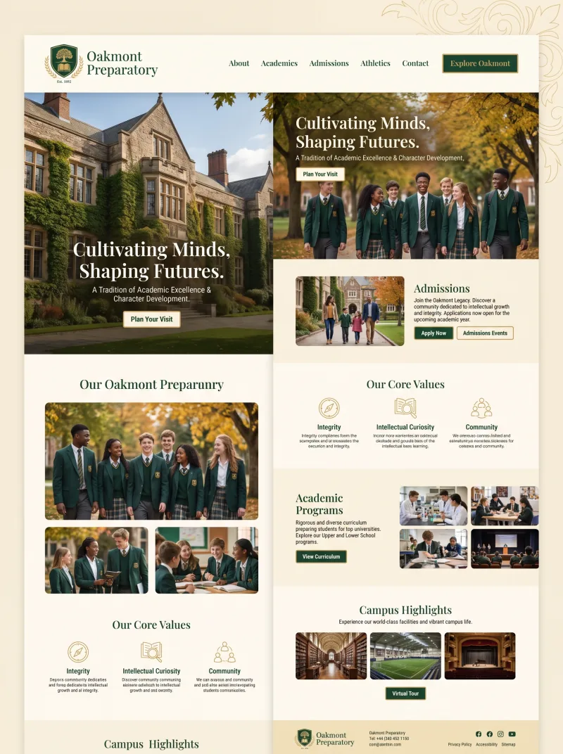Education Website website preview