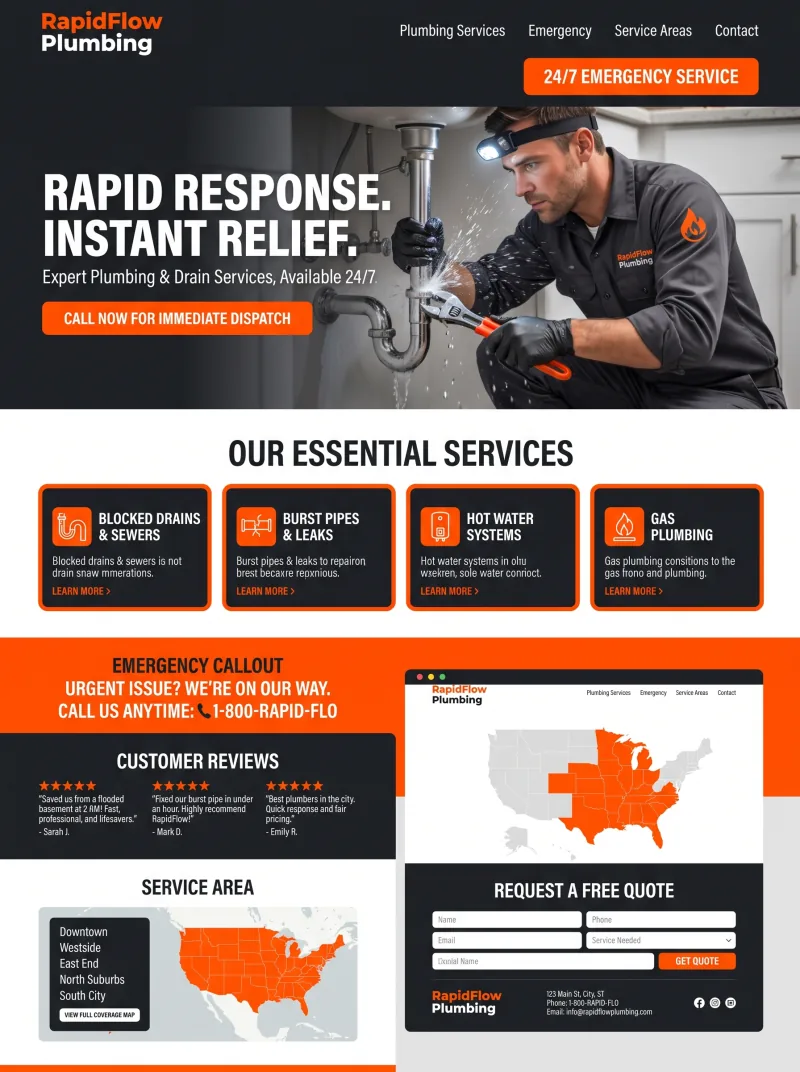 Home Services Website website preview