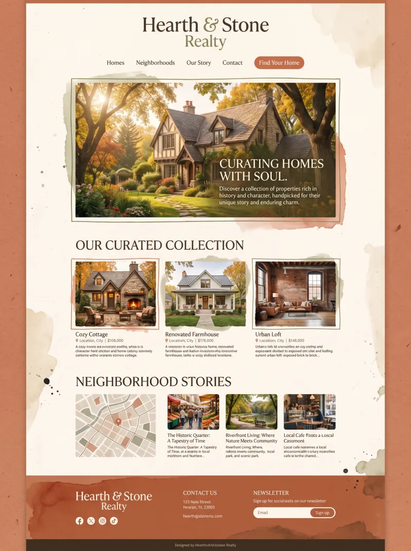 Real Estate Website website preview