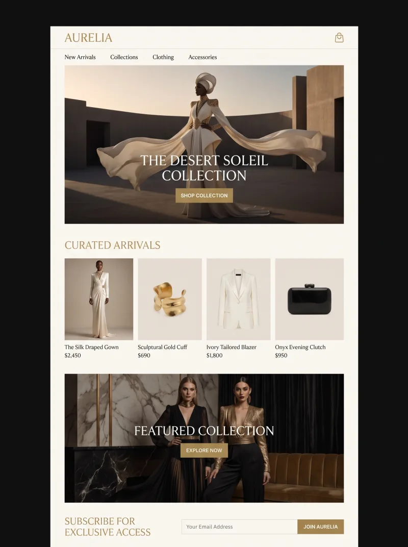 Retail Website website preview