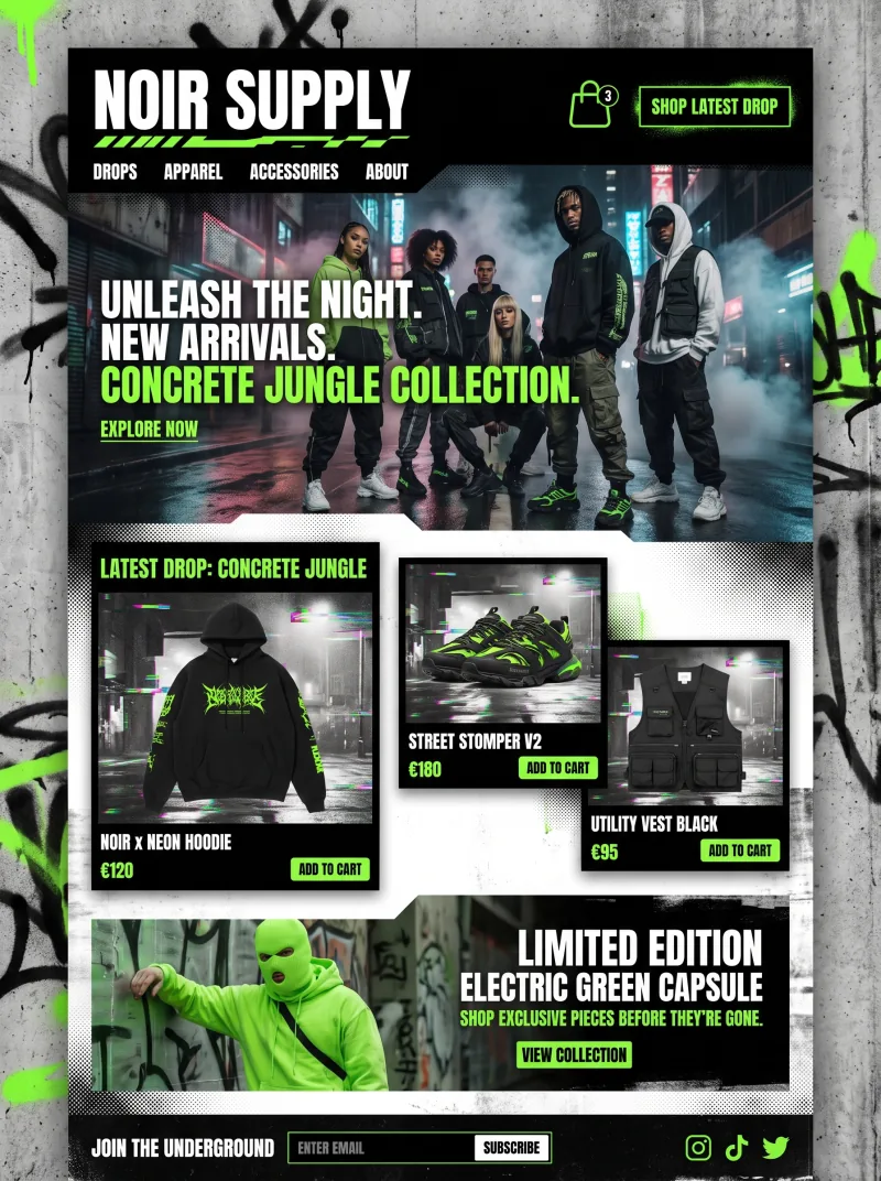 Retail Website website preview