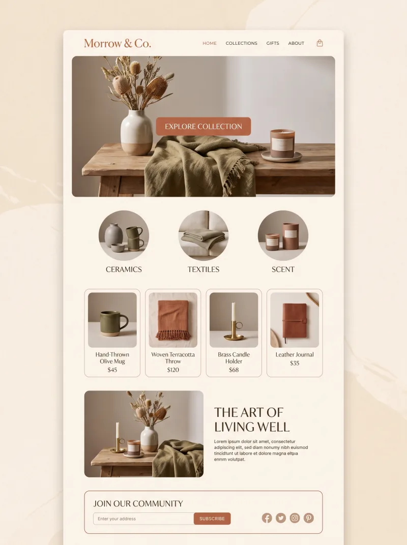 Retail Website website preview